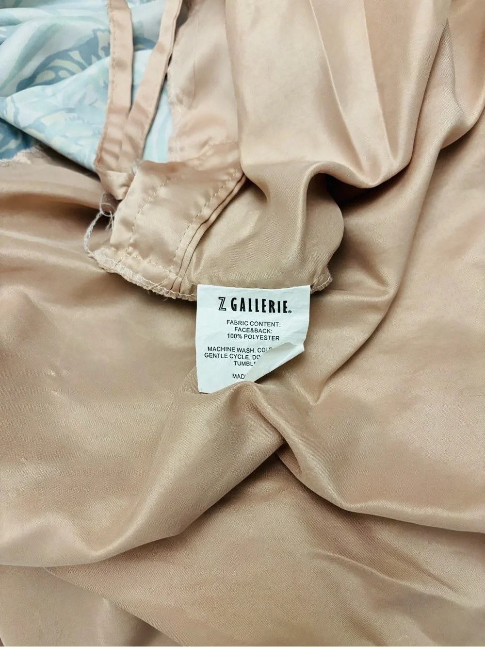 Z Gallerie Tigress Satin King Duvet Cover